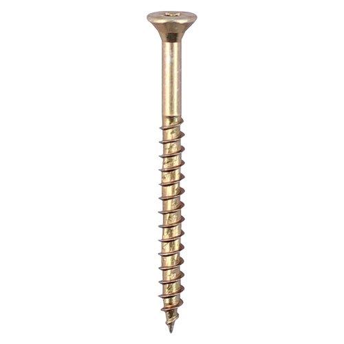 TIMco 4.0 x 50mm Pozi Csk Velocity Premier Woodscrews YZP (Box of 200)