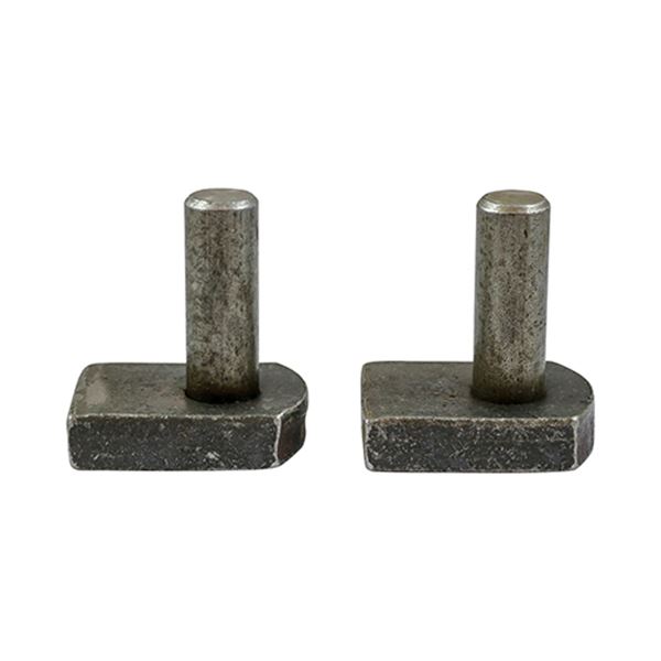 Taurus 1/2" (12mm) Pair Of Gate Hooks To Weld - Self Colour