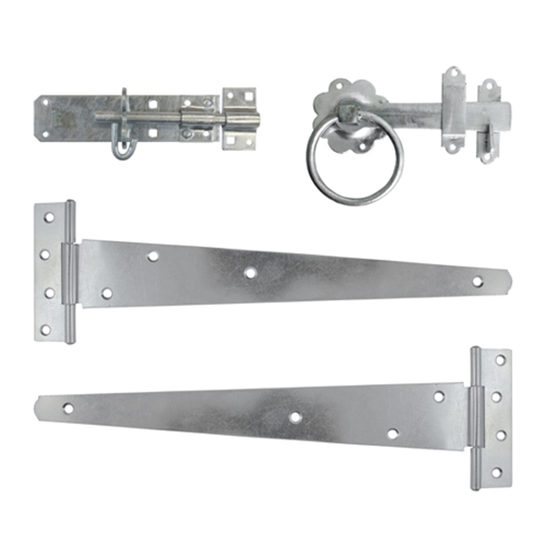 Taurus 18" Side Gate Kit - Ring Latch - Galv