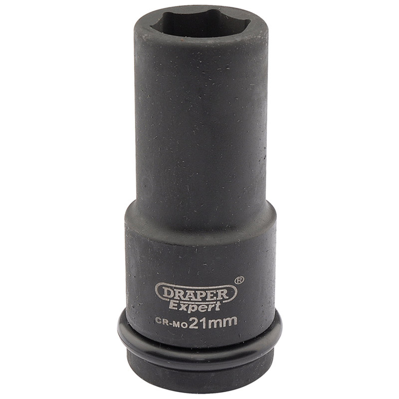 Draper Expert 21mm 3/4" Square Drive Hi-Torq 6 Point Deep Impact Socket 05053