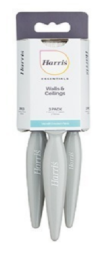 Harris 3 Pack Harris Essentials Wall & Ceiling Paintbrush