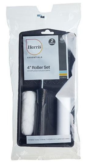 Harris Essentials Mini Roller Set 4in