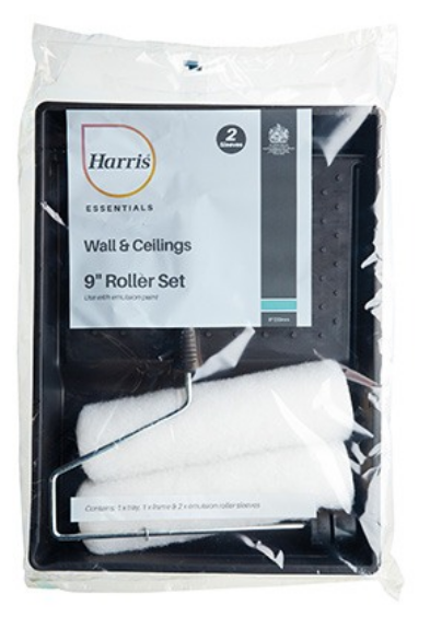 Harris Essentials Walls & Ceilings Roller Set 9in