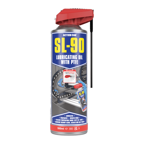 SL-90  VISCOUS LUBRICATING OIL SPRAY  500ml  AEROSOLS   + PTFE