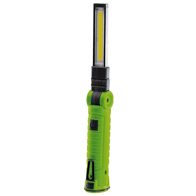 DRAPER 3W COB/SMD LED RECHARGEABLE SLIMLINE INSPECTION LAMP - 170 LUMENS (GREEN)