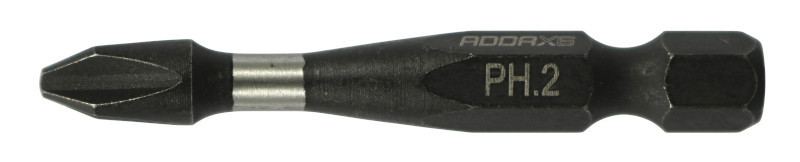 Addax X6 Impact Driver Bits - PZ2 x 50 - Tic Tac Box of 5