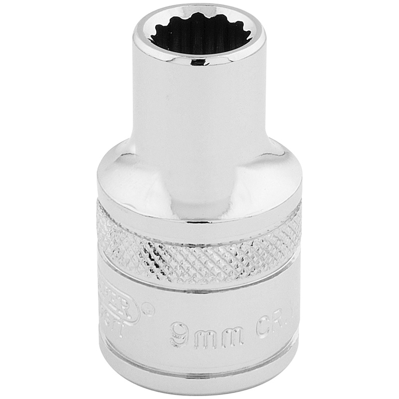 DRAPER Expert 9mm 1/2" Square Drive Hi-Torq® 12 Point Socket  33089