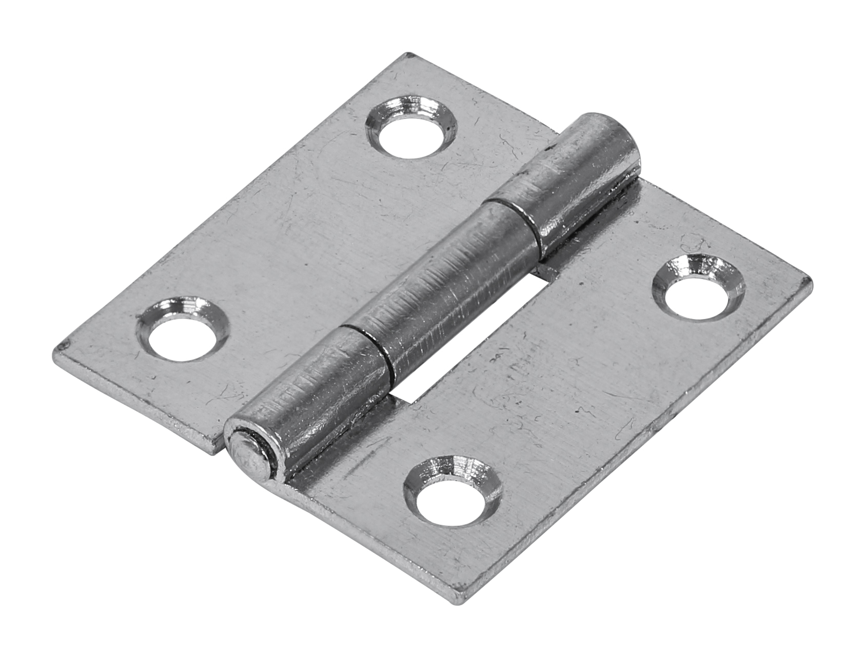 Veto Pair of Butt Hinges - Fixed Pin - Steel - Zinc - 38 x 34