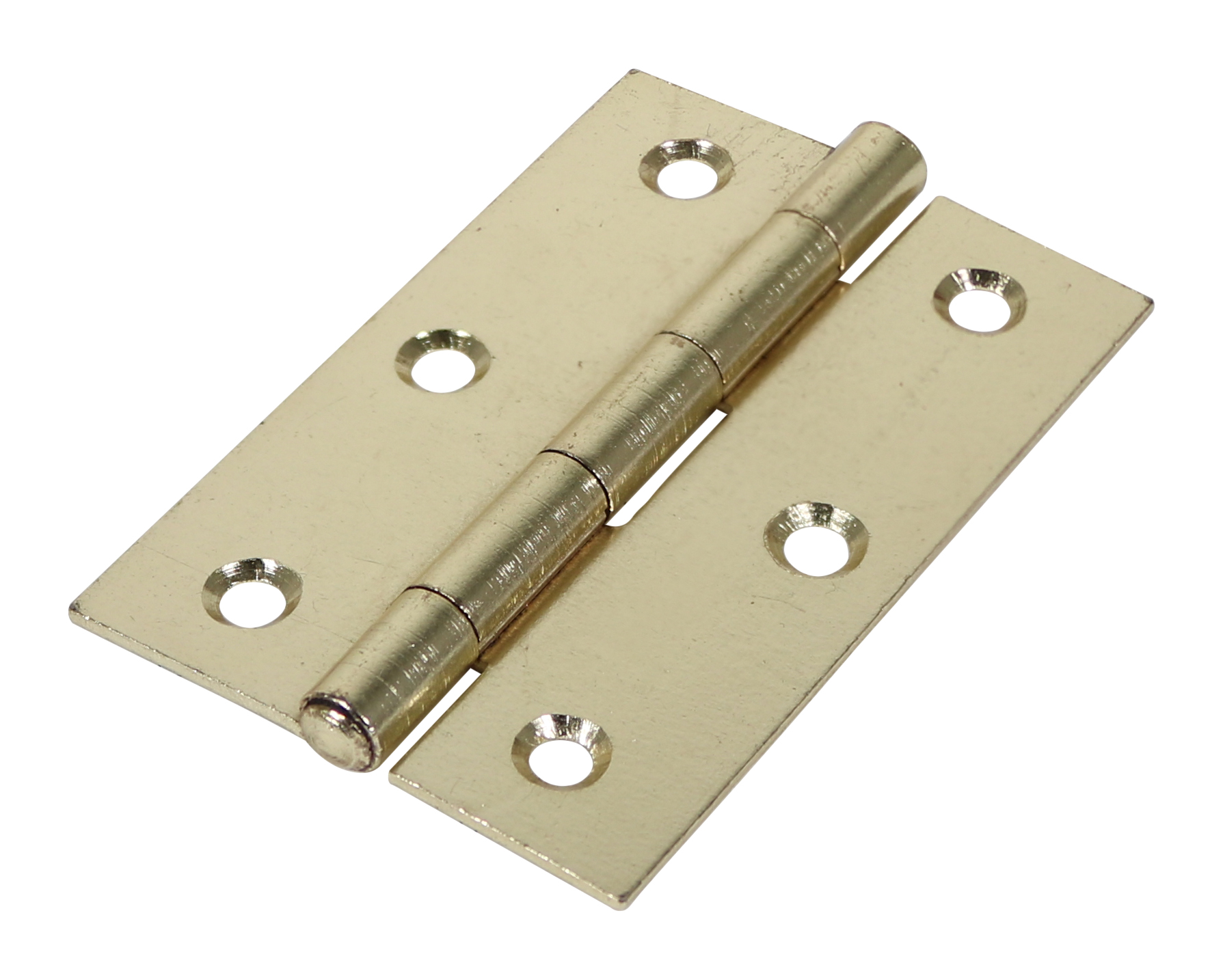 Veto Pair of Butt Hinges - Fixed Pin - Steel - Zinc - 90 x 50