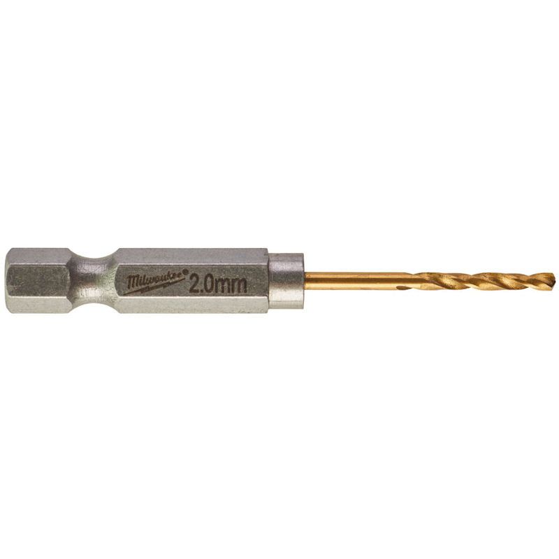 Milwaukee Metal Drill Shockwave Hss-G Ti. 2mm - 2 Pcs