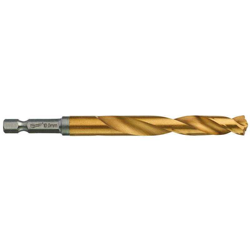 Milwaukee Metal Drill Shockwave Hss-G Ti. 10Mm - 1 Pc