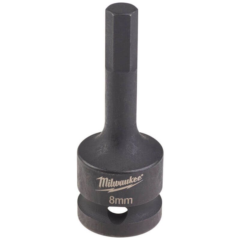 Milwaukee Shockwave Hex Bit 1/2" Socket – 8mm