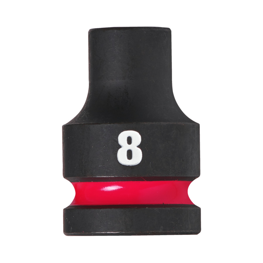 Milwaukee Shockwave Hex Impact Socket ½” Standard 8mm – 1pc