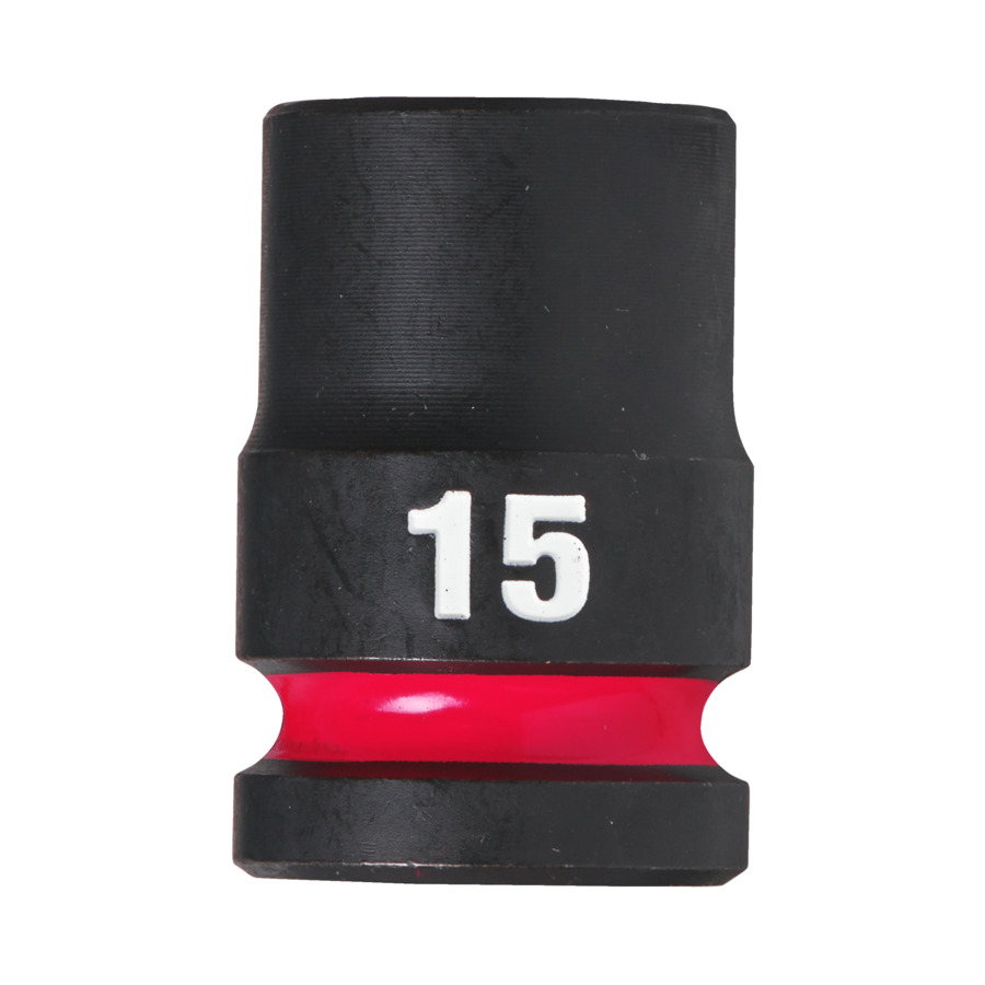 Milwaukee Shockwave Hex Impact Socket ½” Standard 15mm – 1pc