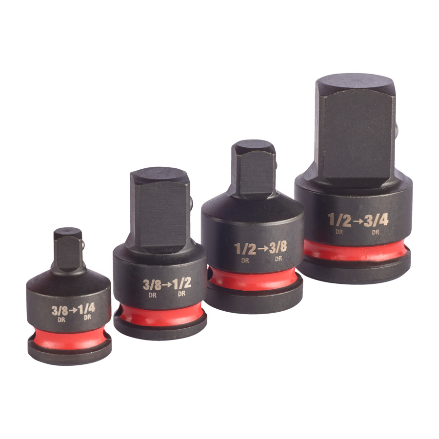 Milwaukee Shockwave™ Impact Socket Square Adaptor Set - 4pc
