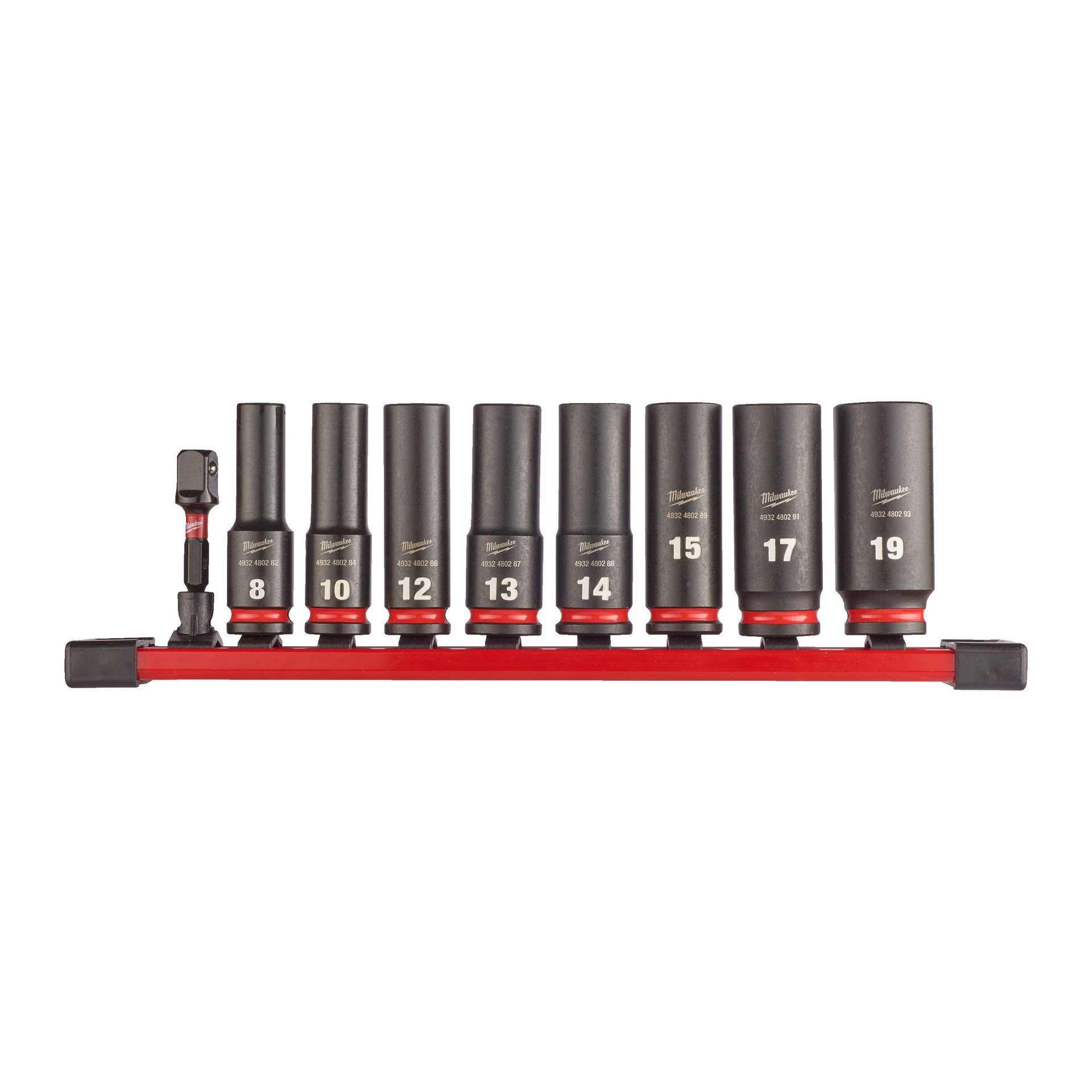 Milwaukee Shockwave 3/8" Deep Impact Socket Set – 9pcs