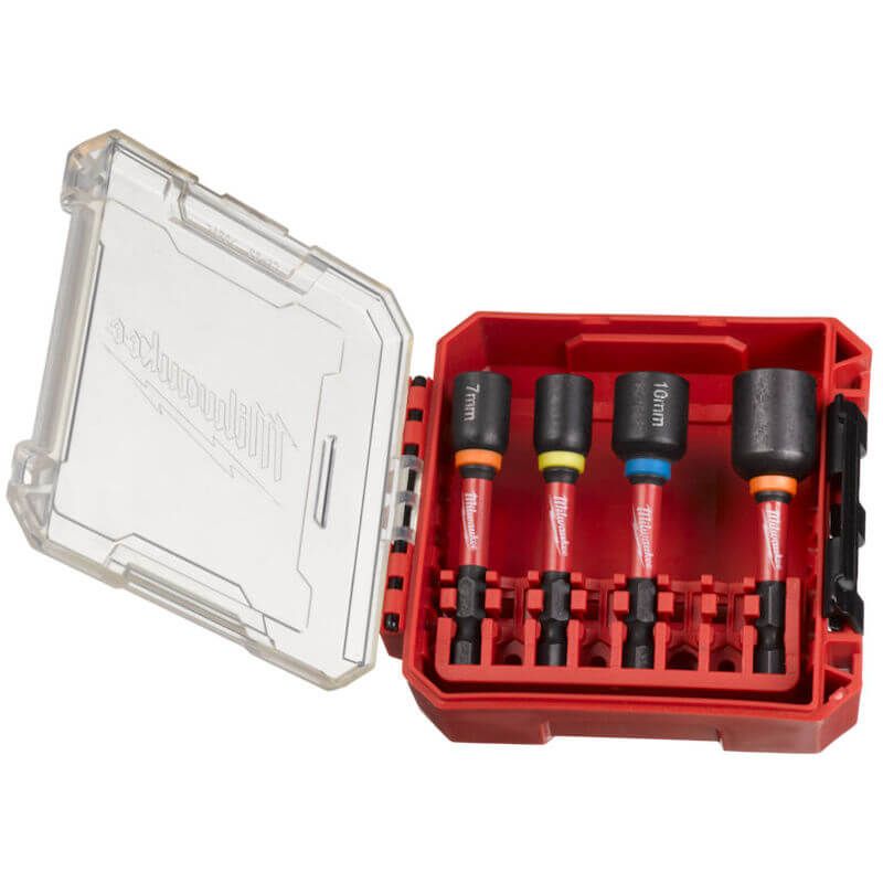 Milwaukee Shockwave™ Magnetic Nut Driver Set Gen II - 4pc - 7mm, 8mm, 10mm & 13mm