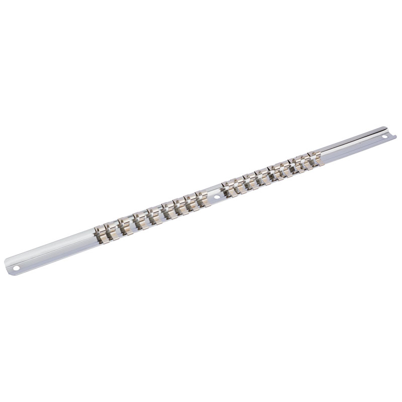 DRAPER 1/4" SQ. DR. RETAINING BAR WITH 18 CLIPS (400MM)