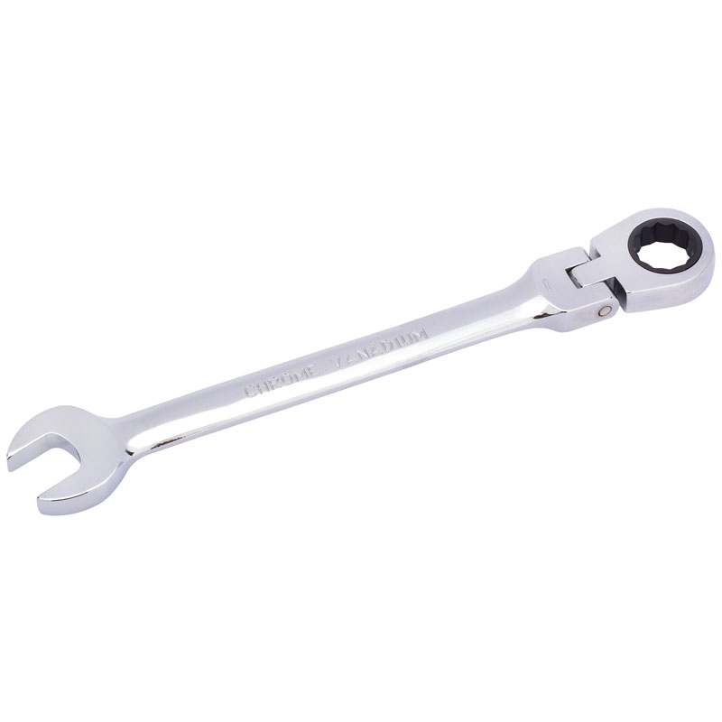 DRAPER 15mm Draper Hi-Torq® Metric Flexible Head Ratcheting Combination Spanner 52017