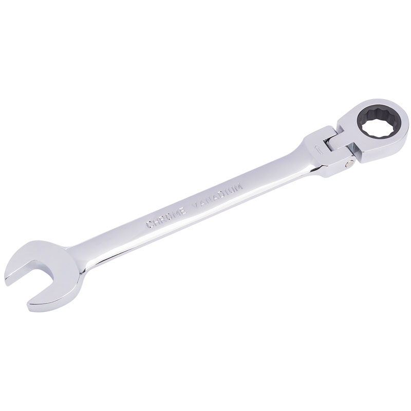 DRAPER 17mm Draper Hi-Torq® Metric Flexible Head Ratcheting Combination Spanner 52019