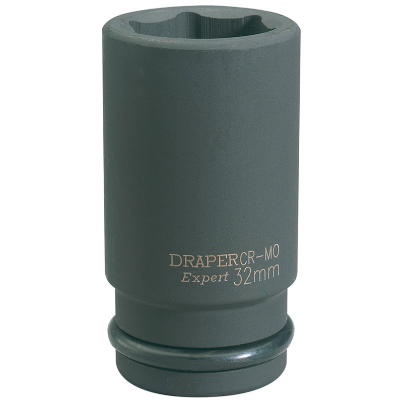 DRAPER Expert 32mm 3/4" Square Drive Deep Impact Socket 71924