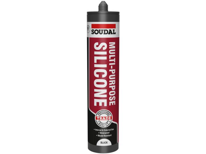 Soudal Black Multi-Purpose Silicone