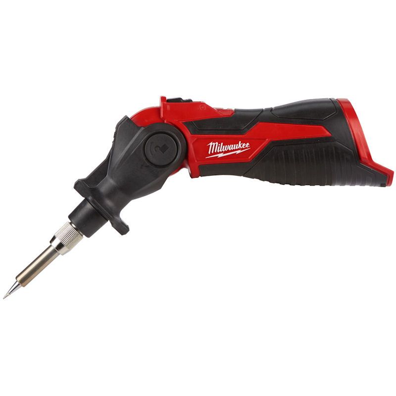 Milwaukee M12SI-0 Soldering Iron (Body Only With 1 X Pointed Tip & 1 Flat Tip)