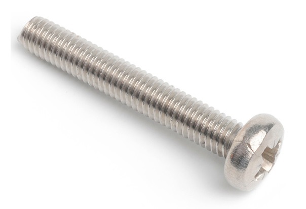 M2 X 12 Pozi Pan Machine Screws A2 Stainless Steel DIN 7985
