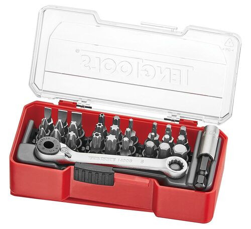 TENG 1/4" BIT SET WITH BELT CLIP MIXED 29 PIECES