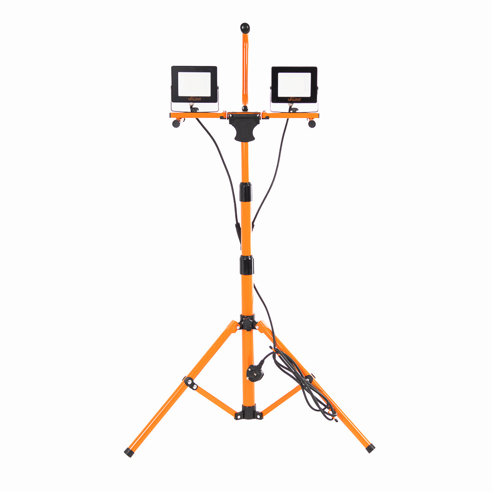 VAUNT 2x 20W SITE FLOODLIGHT WITH TRIPOD