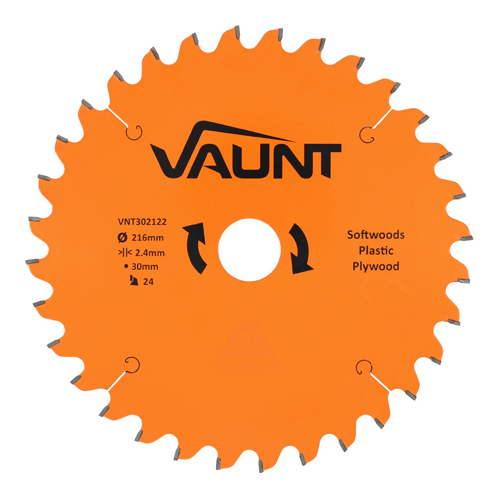 Vaunt 216mm x 30mm 24T TCT Circular Saw Blade