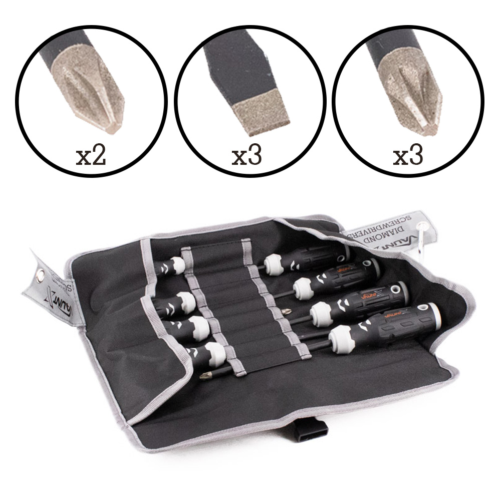 Vaunt X 8 Piece Diamond Tipped Screwdriver Set