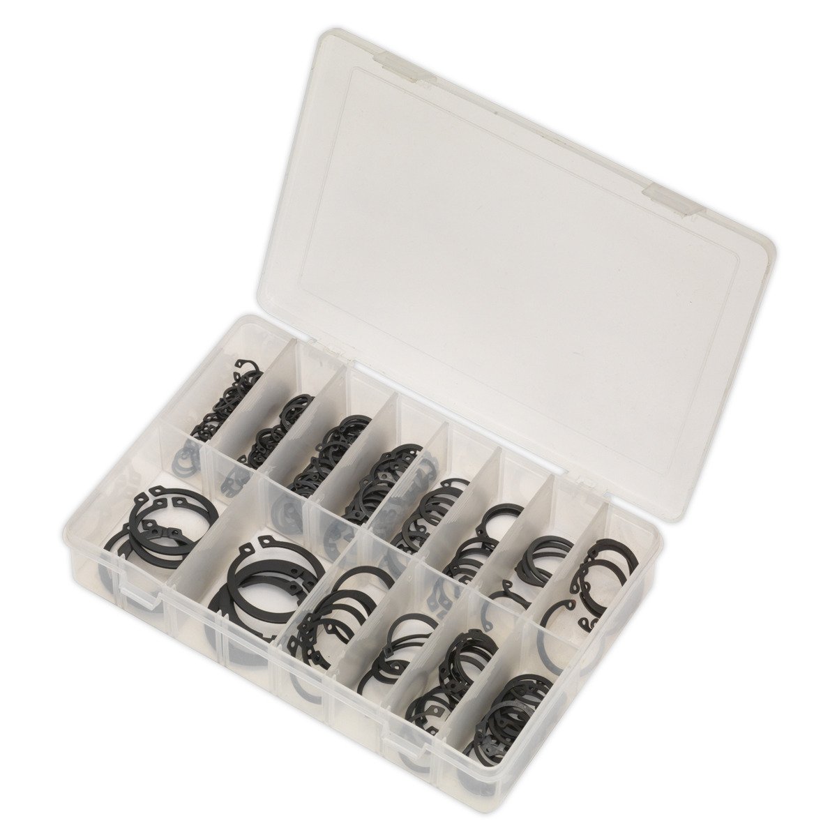 Sealey Circlip Assortment 200pc Internal & External Metric
