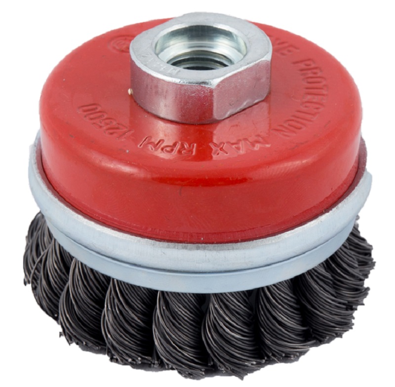 Abracs Wire Brush Twist Knot Cup70mm x M14