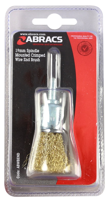 Abracs Spindle Mounted End Brush 19mm