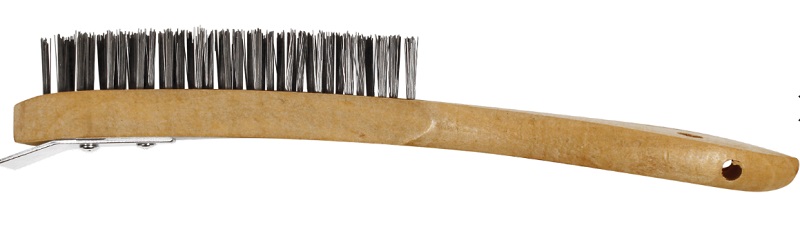 Abracs 4 Row Wooden Handled Brush