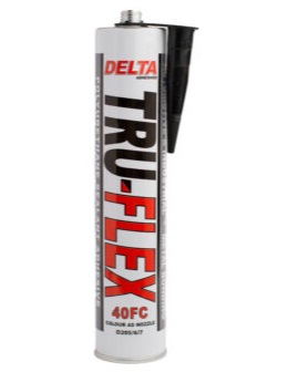 Delta Adhesives D205 Delta Polyurethane Sealant Black Cartridge 310ml