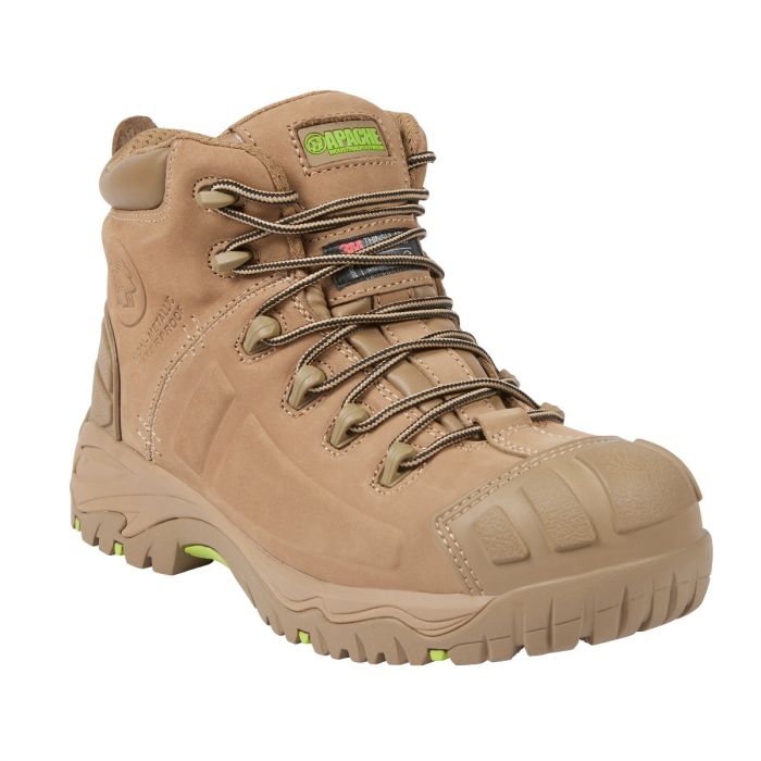 Apache Mercury Non-metallic Waterproof Boot - Stone - Size 10