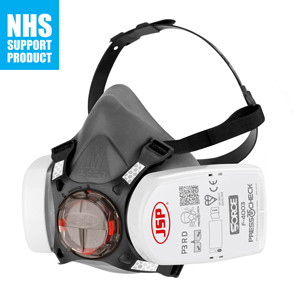 JSP Force 8 Medium Half-mask with PressToCheck P3 R D Filters