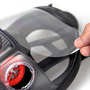 JSP Peel Off Visor Protector For Force™10 Mask - Pack of 10.