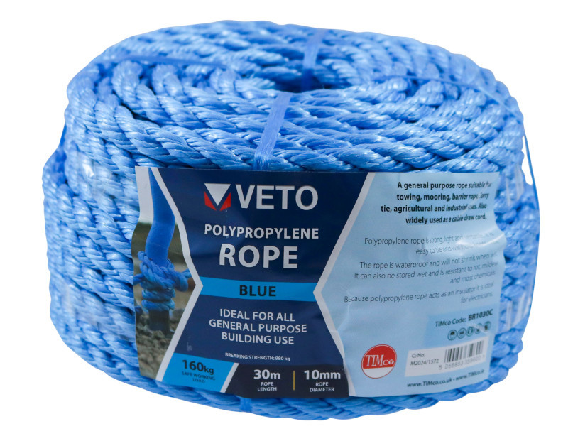 Veto Polypropylene Rope - Coil – 10mm x 30m