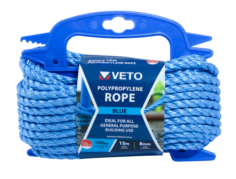 Veto Polypropylene Rope - Winder – 8mm x 15m