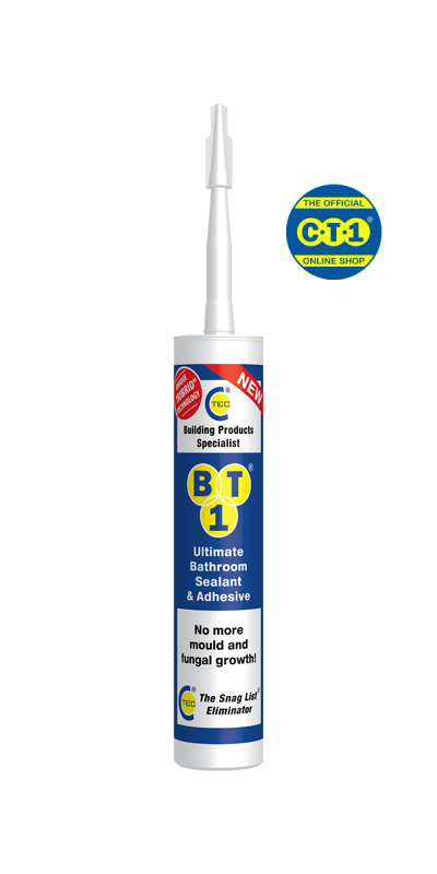 BT1 BATHROOM SEALANT & ADHESIVE - WHITE