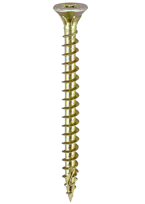 TIMco 5.0 x 50mm C2 Multi-Purpose Advanced Screws - PZ - Double Countersunk - Yellow - (Tub of 600)