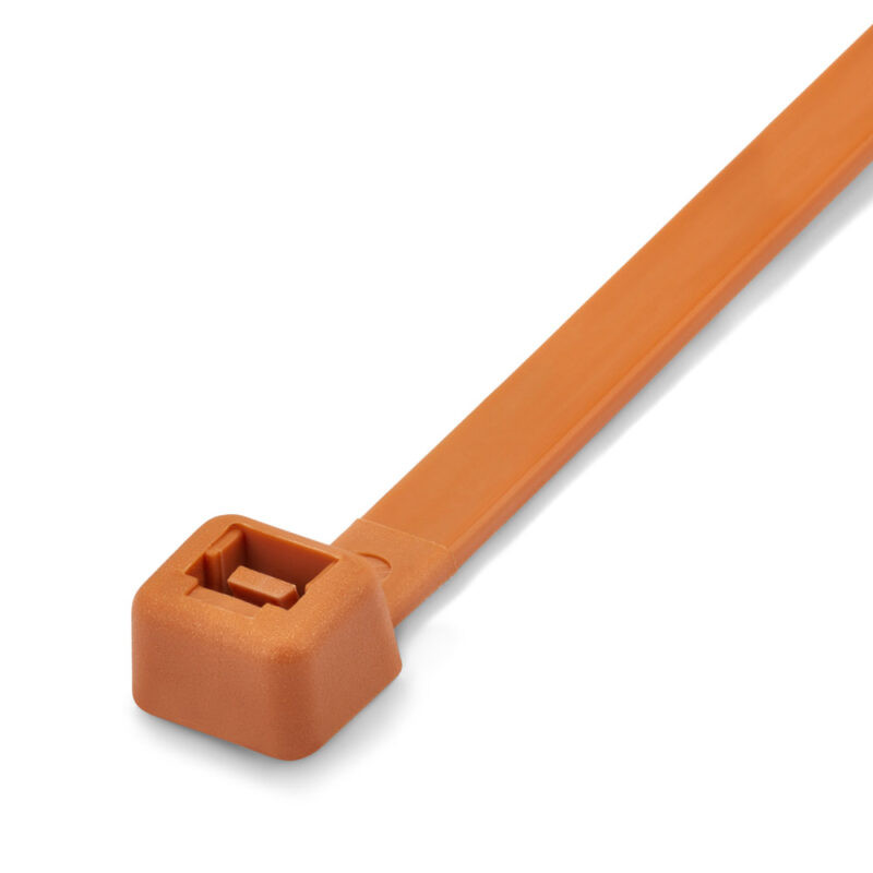 3.6 x 140 Cable Ties Orange ( Pack of 100 )