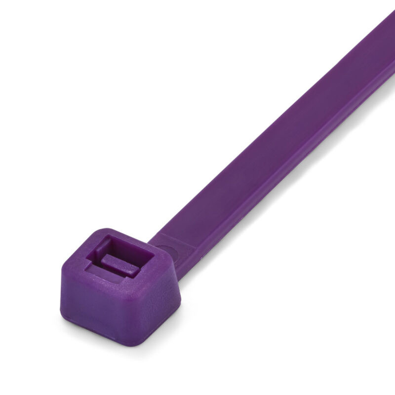 4.8 x 300 Cable Ties Purple ( Pack of 100 )
