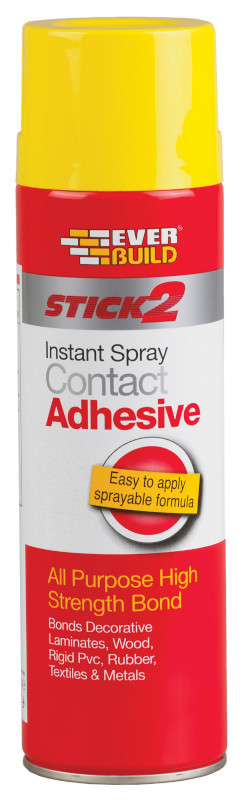 EVERBUILD STICK 2 SPRAY CONTACT ADHESIVE 750ml