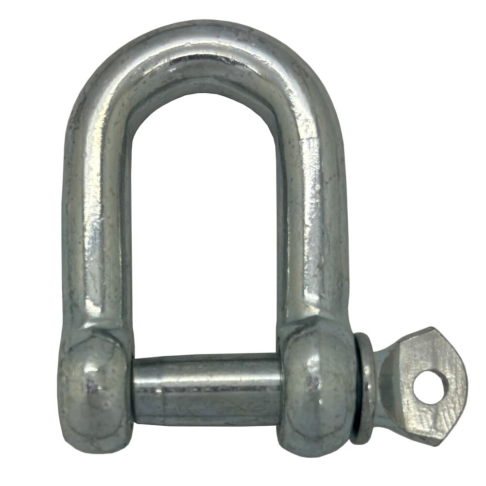 M5 Commercial Dee Shackles E/Galv Screw Pin