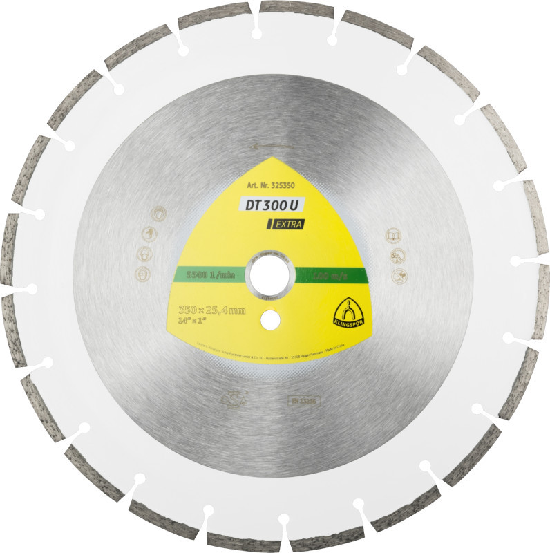 KLINGSPOR 300mm x 2.8mm x  20mm DIAMOND CUTTING BLADE