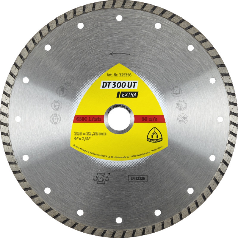 KLINGSPOR 115mm x 1.9mm x  22.23mm DIAMOND CUTTING BLADE